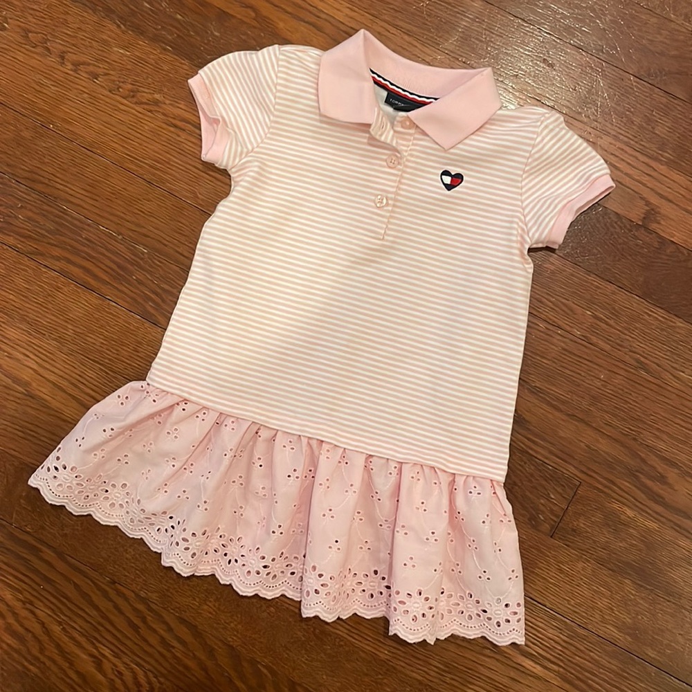 Tommy Hilfiger pink polo dress size 4